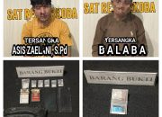 Ketahuan Selip Sabu Dalam Rokok, Dua Lelaki di Kendari Diringkus Polisi 
