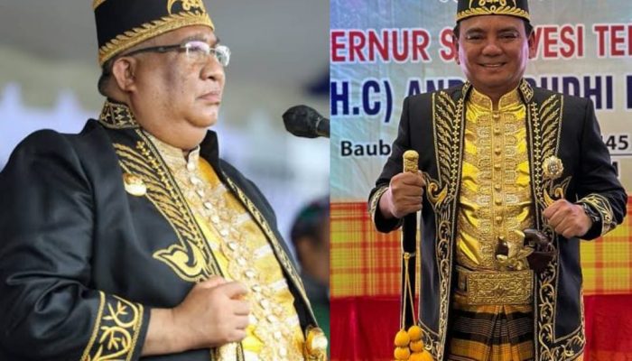 Pj Gubernur Sultra Andap Budhi dan Ali Mazi Punya Gelar Adat yang Sama dari Kesultanan Buton