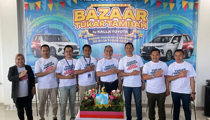 Kalla Toyota Kendari Hadirkan Bazaar Tukar Tambah Terbesar di Lapangan Eks MTQ!