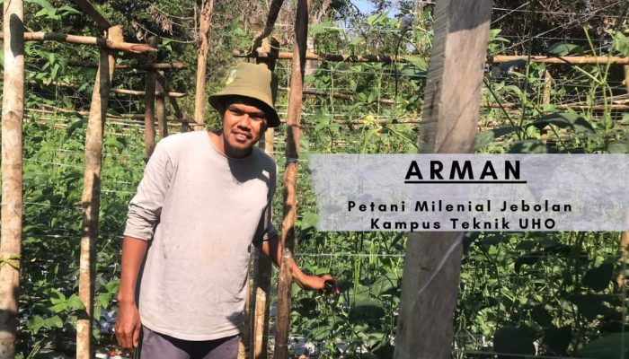Suka Duka Sarjana Teknik UHO, Pilih Garap Kebun Sayur Ketimbang Kerja Kantoran
