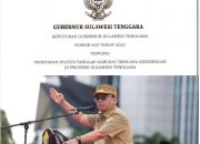 Andap Budhi Tetapkan Provinsi Sultra Status Tanggap Darurat Bencana Kekeringan