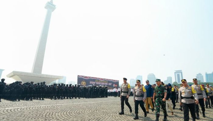 Amanat Lengkap Kapolri di Apel Gelar Pasukan Operasi Mantap Brata 2023-2024
