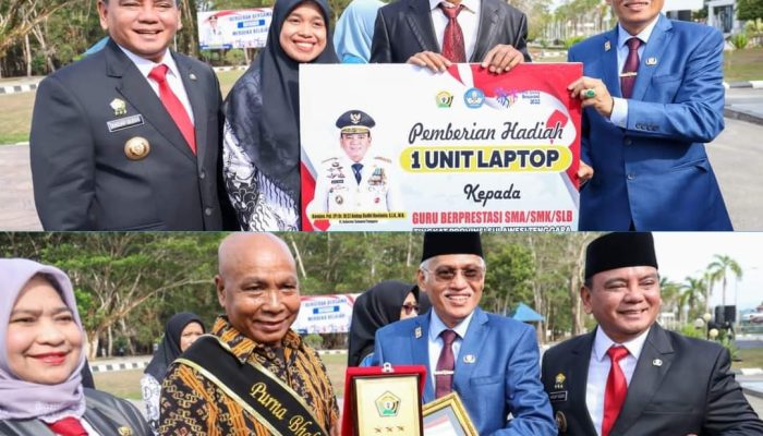 Daftar Guru dan Tenaga Kesehatan Diganjar Penghargaan Saat Peringatan HGN dan HKN di Sultra