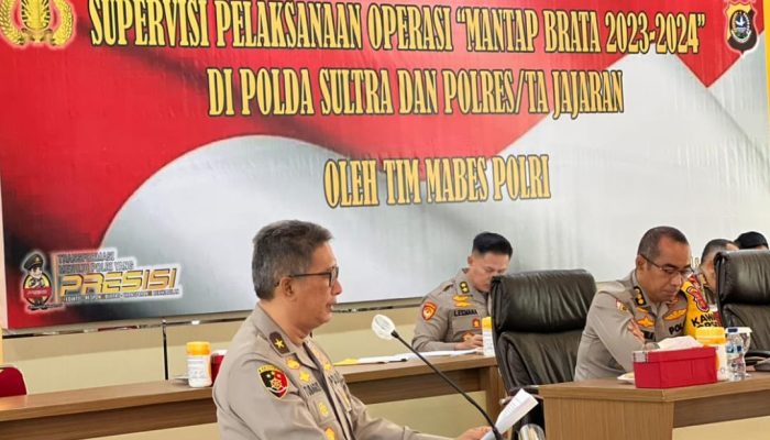 Tim Mabes Polri ‘Merapat’ di Polda Sultra, Pantau Kesiapan Jelang Pemilu 2024