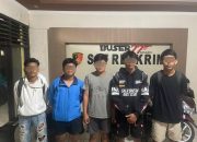 Lima Pelajar Diamankan Buser77 Satreskrim Polresta Usai Lakukan Penganiayaan Pakai Golok Sisir