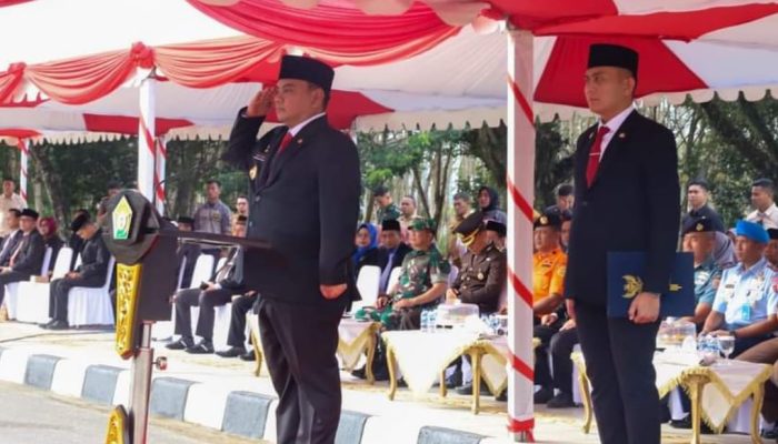 Andap Budhi Sampaikan Pesan Presiden Jokowi saat Upacara Hari Bela Negara