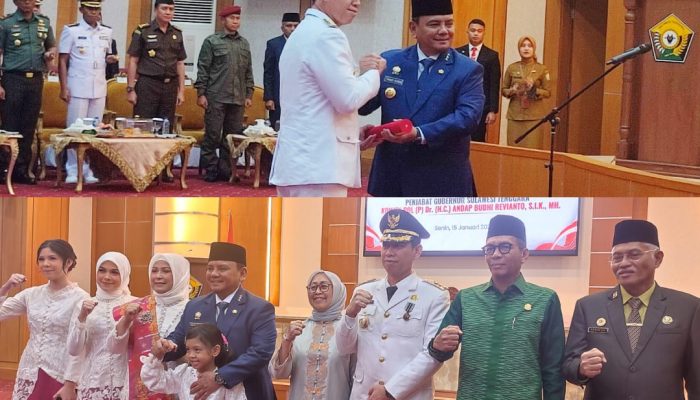 Dr Andi Makkawaru Resmi Nahkodai Kabupaten Kolaka, Berikut Pesan Pj Gubernur Andap