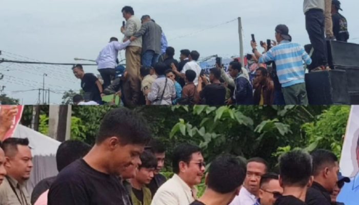 Potret Nur Alam Tiba Perdana di Kendari: Jalan Kaki dan Orasi di Depan Ribuan Masyarakat Sultra