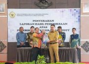 Terima LHP Kepatuhan Belanja Daerah Koltim, Abd Azis Target Raih Predikat WTP 