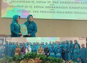 Dety Erlinda Andi Makkawaru Pimpin TP PKK Kolaka