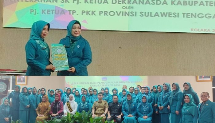 Dety Erlinda Andi Makkawaru Pimpin TP PKK Kolaka