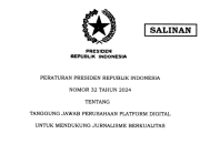 Presiden Jokowi Terbitkan Perpres Publisher Rights untuk Jurnalisme Berkualitas