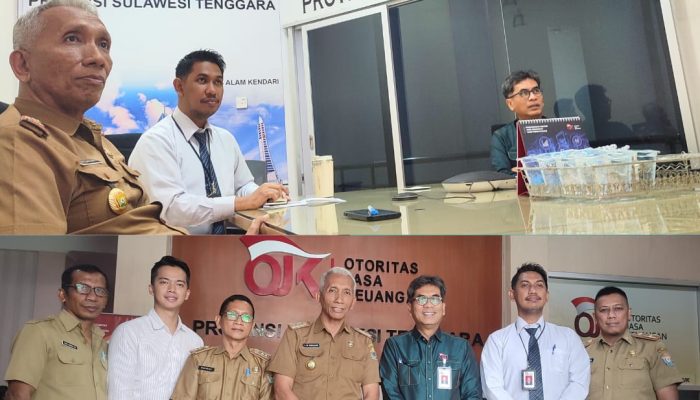 Dinas Koperasi dan UMKM Sultra Temui OJK, Bahas Kebijakan Alih Pengawasan Koperasi Open Loop