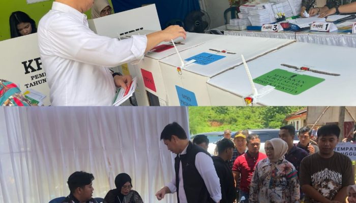 Usai Nyoblos di TPS 15 Puuwatu, Andi Makkawaru Tancap Gas Pantau Pemungutan Suara di Kolaka