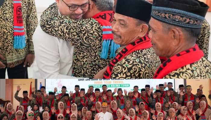 Senyum Sumringah Imam Masjid di Koltim, Dilepas Terbang ke Tanah Suci dari Program Umrah Gratis Pemerintah