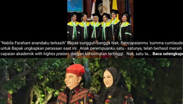 Andap Budhi Revianto Ungkap Rasa Bangga, Putrinya Lulus Summa Cumlaude di Universitas Indonesia