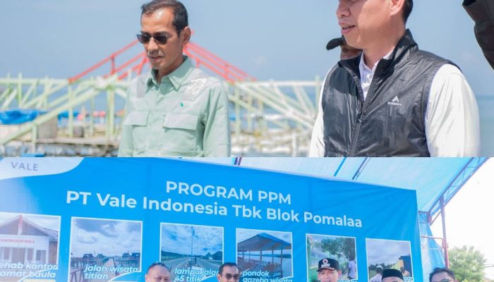 Support Sektor Pariwisata Kolaka, PT Vale Bantu Bangun Jalan Penghubung Wisata Titian Beton Anaiwoi