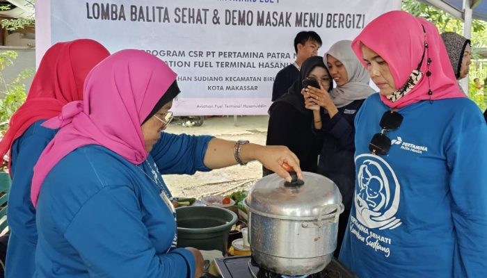 Pertamina AFT Hasanuddin Gaungkan Program Gizi Baik ke Masyarakat Saat Peringatan Hari Gizi Nasional