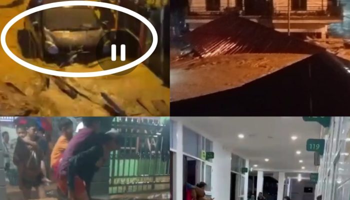 Kota ‘Adipura’ Kendari Dikepung Banjir: Rumah Tenggelam, Mobil Terseret, Pasien RS Santa Anna Panik