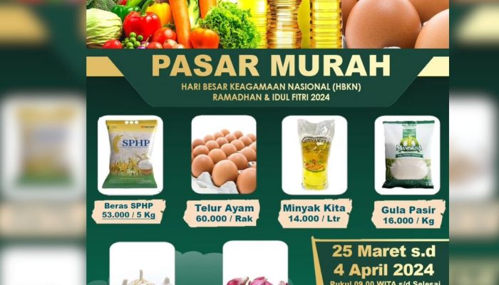 Pasar Murah Plus Layanan Kas Keliling BI Sultra Hadir di Aula Korem Besok