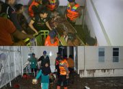 Terjebak Banjir, SAR & Brimob Sultra Evakuasi Pasien RS Santa Anna Kendari