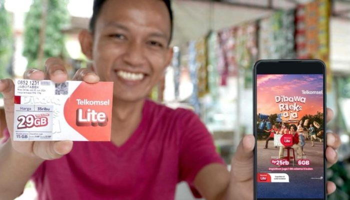 Kartu Perdana Telkomsel Lite Serba Hemat: Internetan Tanpa Beban Mulai Rp25 Ribu, Kuota Hingga 60 GB