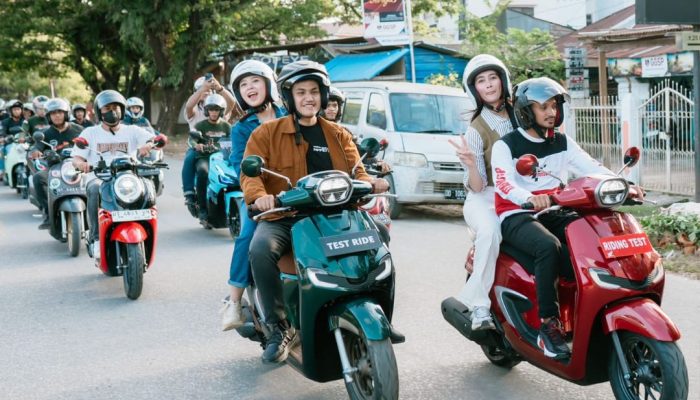 Astra Motor Sulawesi Selatan Dekatkan Skuter Premium New Honda Stylo 160 ke Warga Kota Kendari