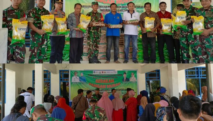 Program Gerakan Pangan Murah Sasar Kecamatan Lambandia, Warga Antre Beli Sembako
