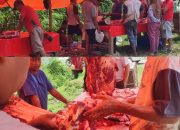 Potret Pedagang Daging Sapi Dadakan di Jalanan Kota Kendari, Berburu Cuan Jelang Lebaran