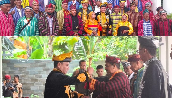 Pagi ini Pj Gubernur Andap Budhi Dianugerahi Gelar Adat Buteng ‘Kolakino Liwu Pancana’