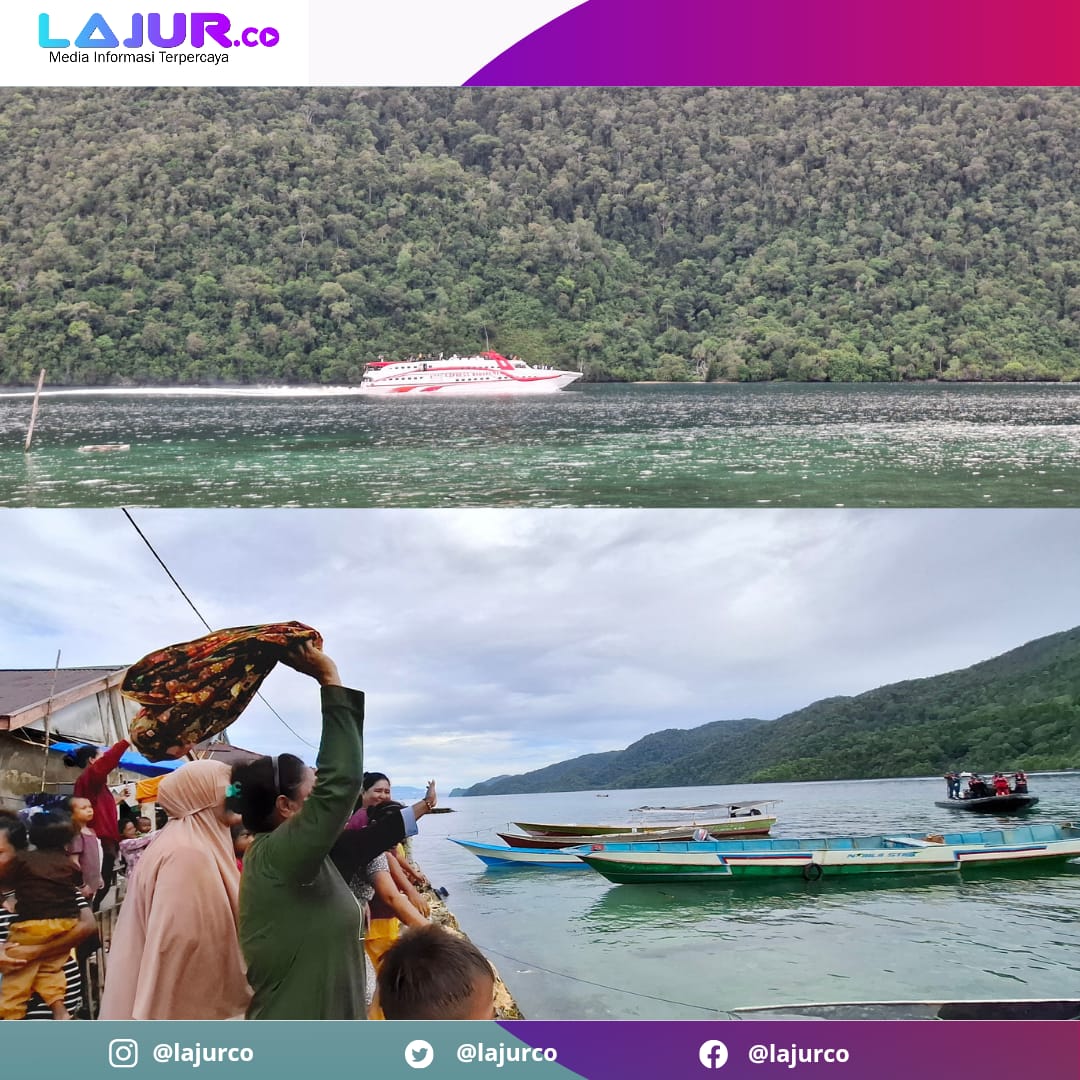 Warga Pulau Cempedak berteriak menghalau kapal cepat yang tengah melakukan uji kecepatan di kawasan pesisir tersebut.