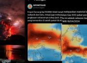 Gunung Ruang Semburkan Gas SO2, Berikut Dampaknya Bagi Mahluk Hidup