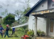Kebakaran di Desa Wapae Jaya Mubar Tewaskan Satu Wanita Pemilik Rumah