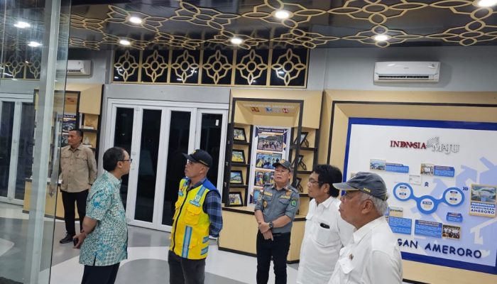 Pj Bupati Konawe, Menteri Basuki dan Ridwan Bae ‘Lembur’ Malam, Cek Ulang Kondisi Bendungan Ameroro