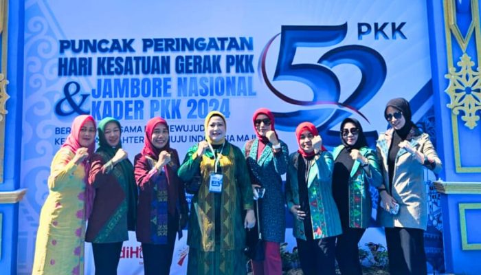 Wakili Kolaka, Dety Erlinda Andi Makkawaru Semangati Wakil Sultra di Ajang HKG & Jambore PKK Jateng