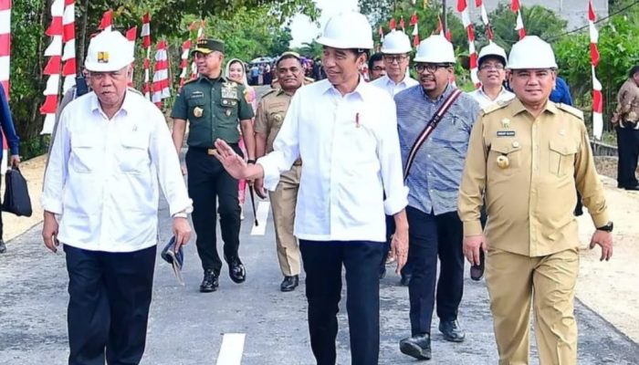 Berkah Kunker Jokowi, Sultra Disuntik Rp631 Miliar Dana APBN Bangun Infrastruktur Jalan