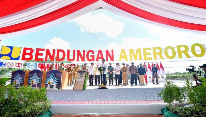 Presiden Jokowi Resmikan Bendungan Ameroro Konawe Senilai Rp1,57 Triliun