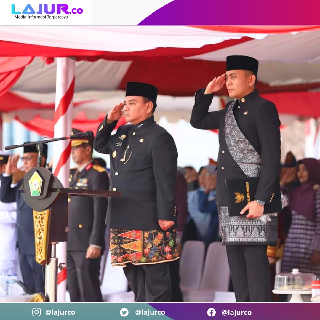 Pj Gubernur Sultra Andap Budhi Revianto memakai baju adat Betawi pada peringatan Hari Lahir Pancasila 1 Juni 2024.