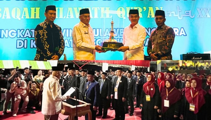 Sekda Sultra Asrun Lio Pimpin Pelantikan Dewan Hakim MTQ ke XXX di Konawe Utara