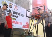 Jelang HUT Bhayangkara, Polresta Kendari Berikan Sumur Bor ke Gereja Yerikho Kelurahan Lapulu