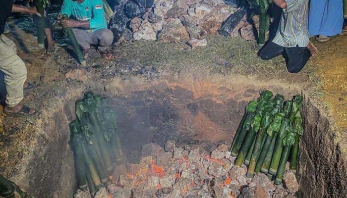 Mengenal Tunuha, Tradisi Suku Muna Lestarikan Budaya Gotong Royong Lewat Bakar Ubi