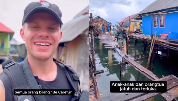 Traveling ke Wakatobi Gegara Film Avatar, Turis Denmark Bantu Perbaiki Jembatan Suku Bajo yang Ambruk