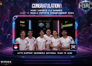 Juara Tri H3RO Esports 5.0 Mewakili Indonesia di World Esports Championship 2024