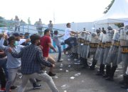 Gelar Simulasi Sispamkota, Polresta Kendari Siap Amankan Pilkada Serentak November Mendatang 