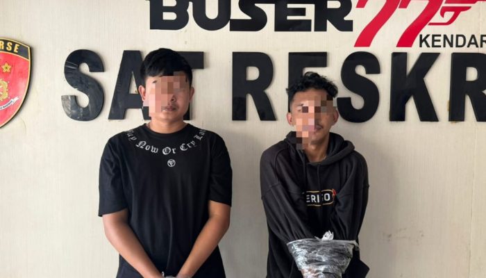 Dua Pemuda Diringkus Polisi, Ketahuan Kerap Curi Motor di Kendari Lalu Dijual ke Buton Utara
