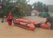 Tim SAR Gabungan Berhasil Evakuasi Puluhan Warga Korban Banjir di Andowia Konut