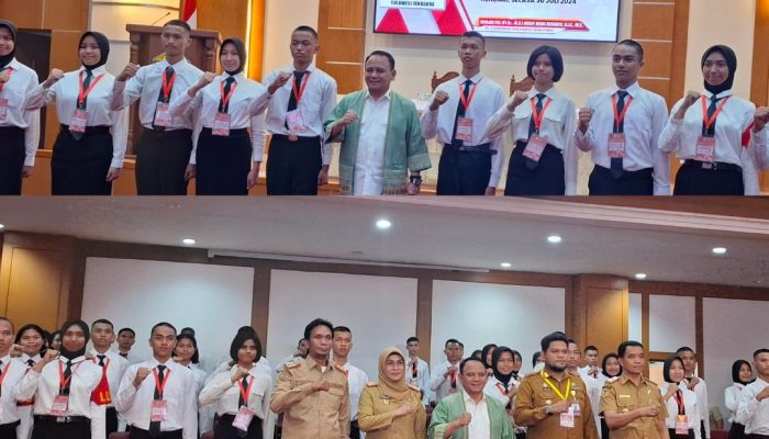 Audiensi dengan Paskibraka Tingkat Provinsi Sultra, Ini Pesan Khusus Andap Jelang Upacara 17 Agustus