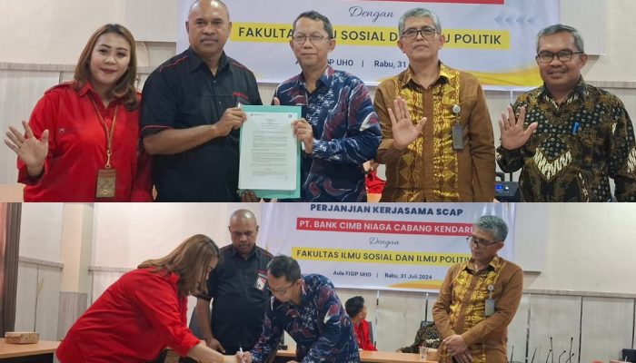 CIMB Niaga – Fisip UHO Jalin Kemitraan: Pacu Soft Skill Mahasiswa dan Edukasi Literasi Keuangan