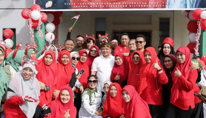 Meriahkan HUT RI ke-79, Pj Gubernur Buka Porseni Distanak Sultra
