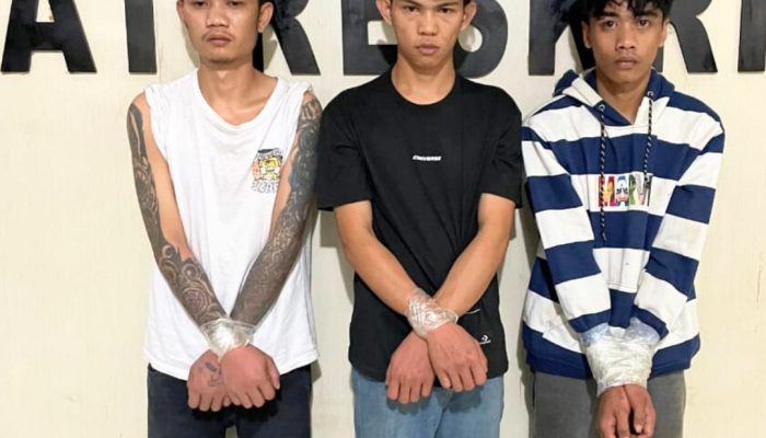Brutal ke Tamu Hotel Saat Mabuk, Tiga Pemuda di Kendari Diamankan Polisi